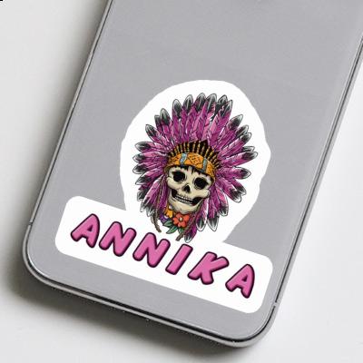 Sticker Ladys Skull Annika Notebook Image