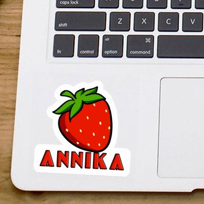 Annika Aufkleber Erdbeere Notebook Image