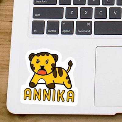 Autocollant Annika Tigre Notebook Image