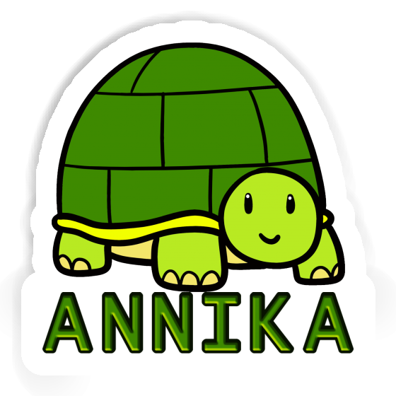 Annika Aufkleber Schildkröte Notebook Image