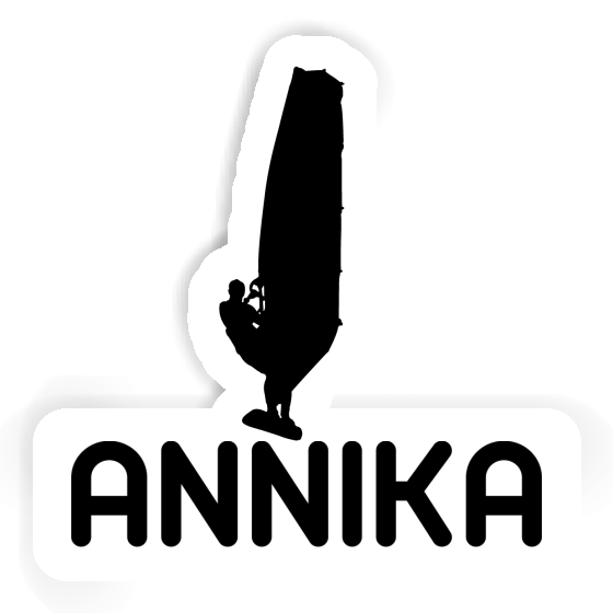 Windsurfer Sticker Annika Notebook Image