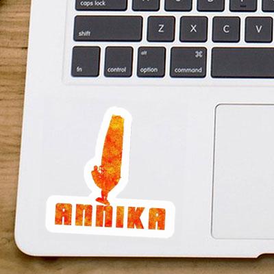 Windsurfer Sticker Annika Notebook Image