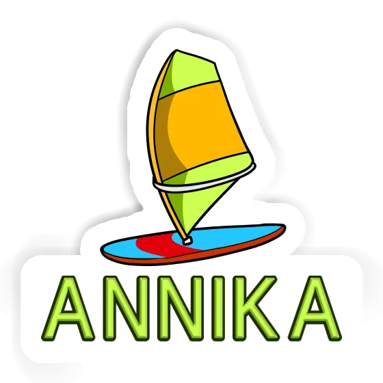 Sticker Windsurf Board Annika Laptop Image