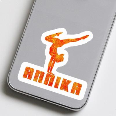 Sticker Annika Yoga Woman Image