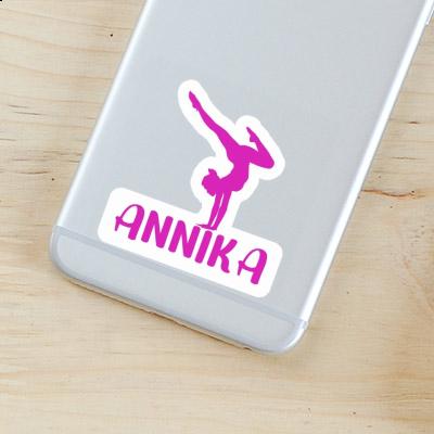 Yoga Woman Sticker Annika Laptop Image