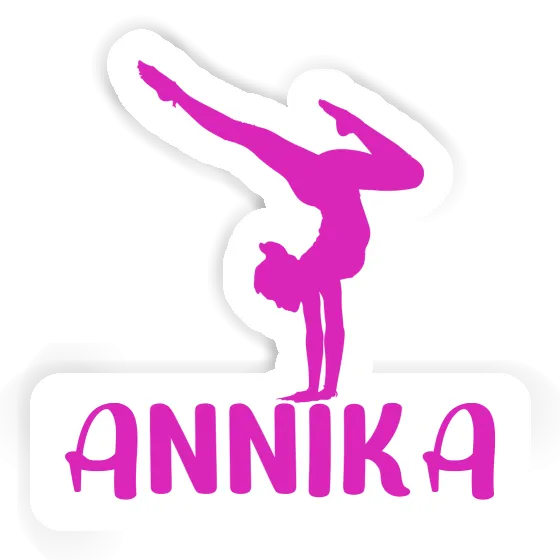 Yoga Woman Sticker Annika Gift package Image