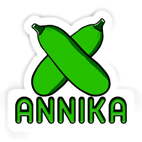 Sticker Zucchini Annika Notebook Image