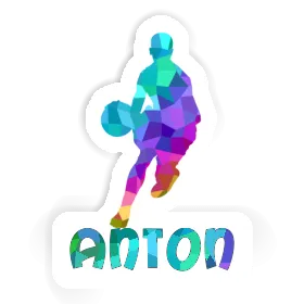 Basketballspieler Sticker Anton Image