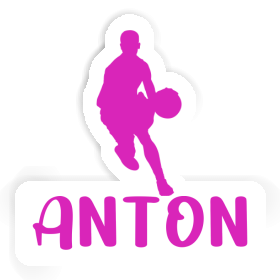 Basketballspieler Sticker Anton Image