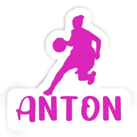 Sticker Basketballspielerin Anton Image