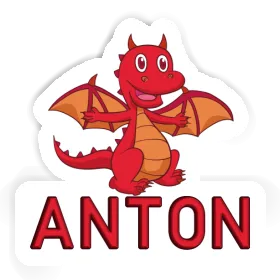 Baby Dragon Sticker Anton Image