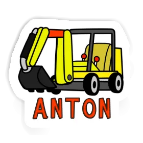 Aufkleber Minibagger Anton Image