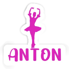 Aufkleber Anton Ballerina Image