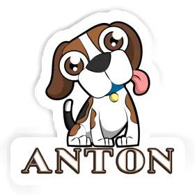 Anton Aufkleber Beagle Image