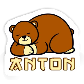 Bär Aufkleber Anton Image