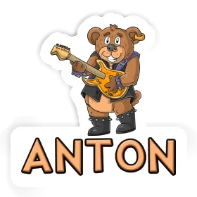 Gitarrist Sticker Anton Image