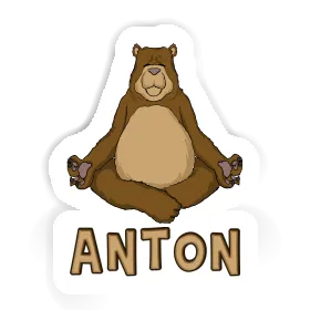 Bär Aufkleber Anton Image