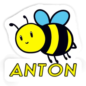 Biene Aufkleber Anton Image