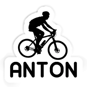 Aufkleber Biker Anton Image