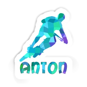 Biker Sticker Anton Image