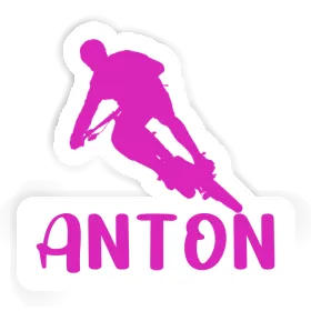 Aufkleber Anton Biker Image