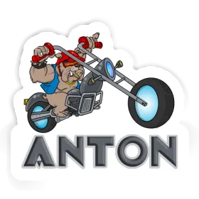 Sticker Anton Biker Image