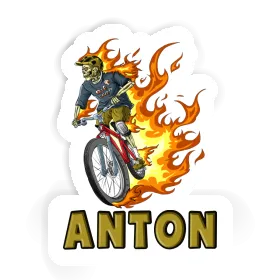 Freeride Biker Sticker Anton Image