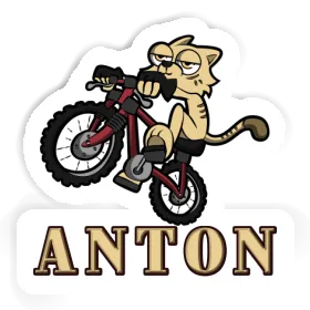 Aufkleber Anton Katze Image