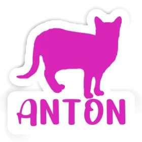 Katze Sticker Anton Image