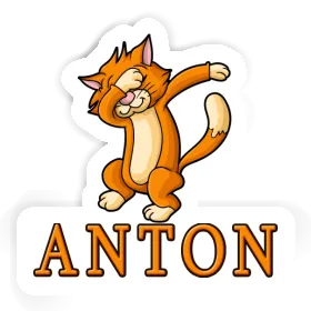 Anton Sticker Katze Image