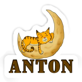 Anton Sticker Katze Image