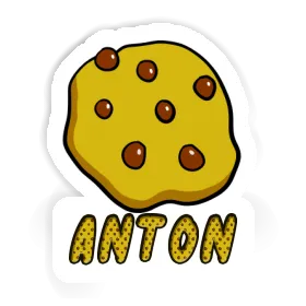 Keks Aufkleber Anton Image