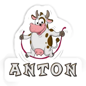 Anton Sticker Kuh Image