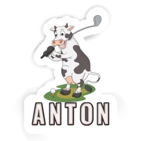 Anton Sticker Golfkuh Image