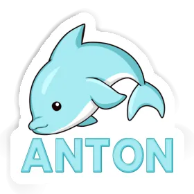 Aufkleber Fisch Anton Image