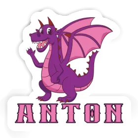 Aufkleber Anton Mutterdrache Image