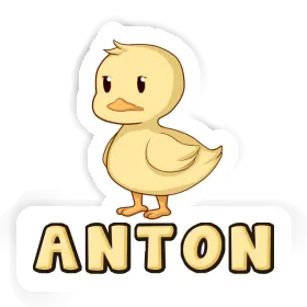 Anton Aufkleber Ente Image