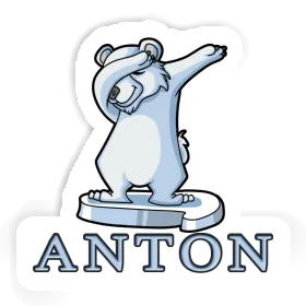 Aufkleber Bär Anton Image