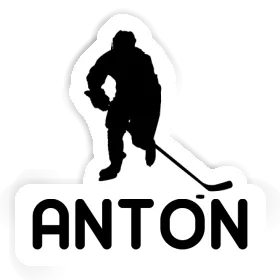 Sticker Eishockeyspieler Anton Image