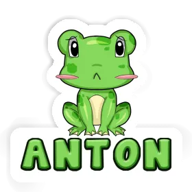 Sticker Frosch Anton Image