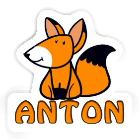 Aufkleber Fuchs Anton Image