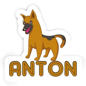 Sticker Schäferhund Anton Image