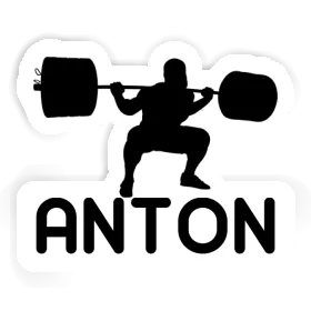 Sticker Anton Gewichtheber Image