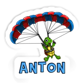 Sticker Gleitschirmpilot Anton Image