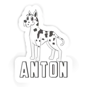 Anton Sticker Dogge Image