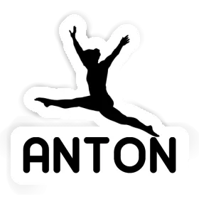 Aufkleber Gymnastin Anton Image