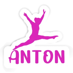 Aufkleber Anton Gymnastin Image