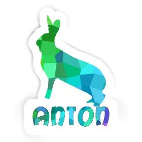 Sticker Hase Anton Image