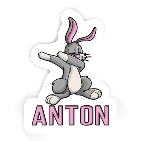 Anton Aufkleber Kaninchen Image