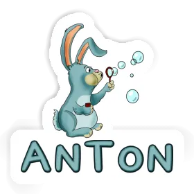 Anton Sticker Hase Image